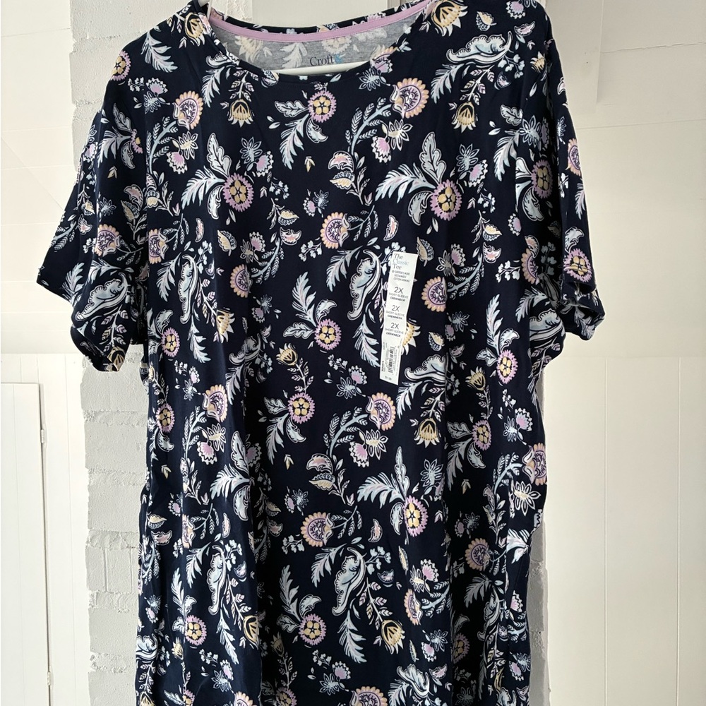 NWT Croft&barrow short sleeve Tee